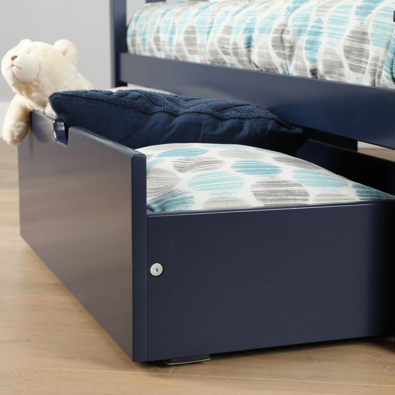 175262-131 : Component 2 Underbed Storage Drawers w/ Rubber Castors, Blue
