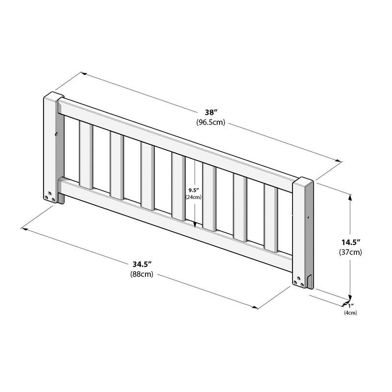 177209-002 : Guardrail Safety Guard Rail, White