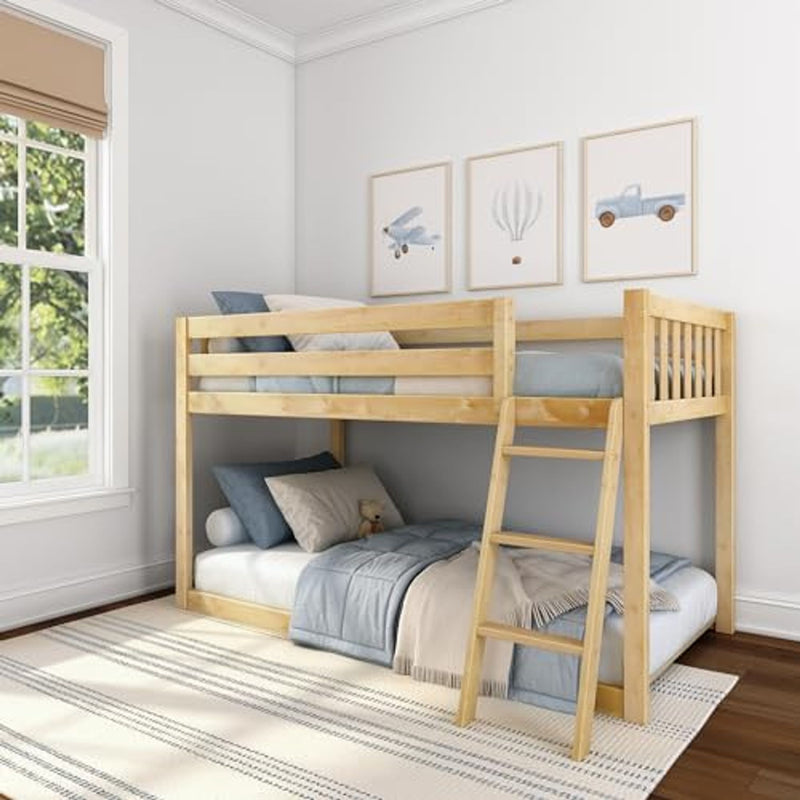 181214-001 : Bunk Beds Max & Lily Fundamentals Low Bunk, Natural