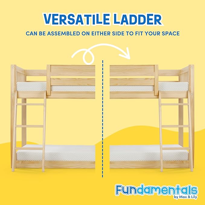 181214-001 : Bunk Beds Max & Lily Fundamentals Low Bunk, Natural