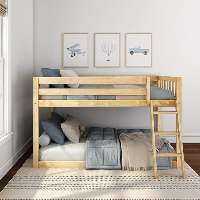181214-001 : Bunk Beds Max & Lily Fundamentals Low Bunk, Natural