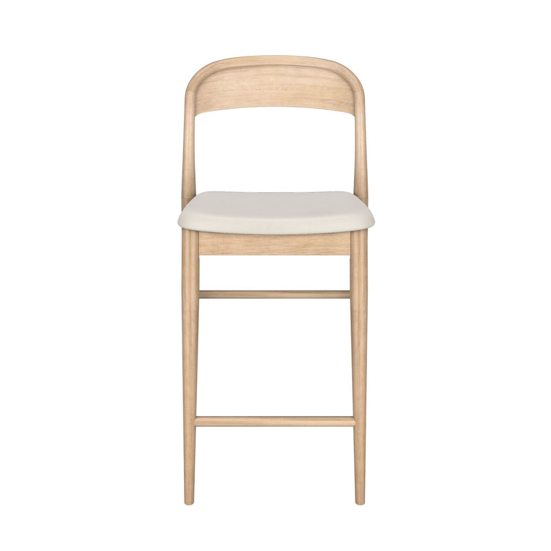 2000390300-413 : Counter Chair Loar Upholstered Counter Stool, Blonde/Sesame (PU 1907-1)