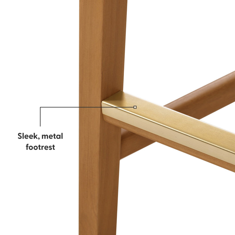 2800327000-007 : Counter Chair Smythe Stool Counter Height (24in), Pecan