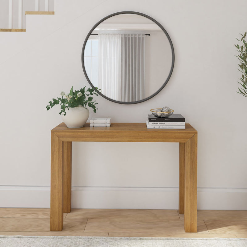 230241-007 : Console Table Modern Console Table - 46 inches, Pecan