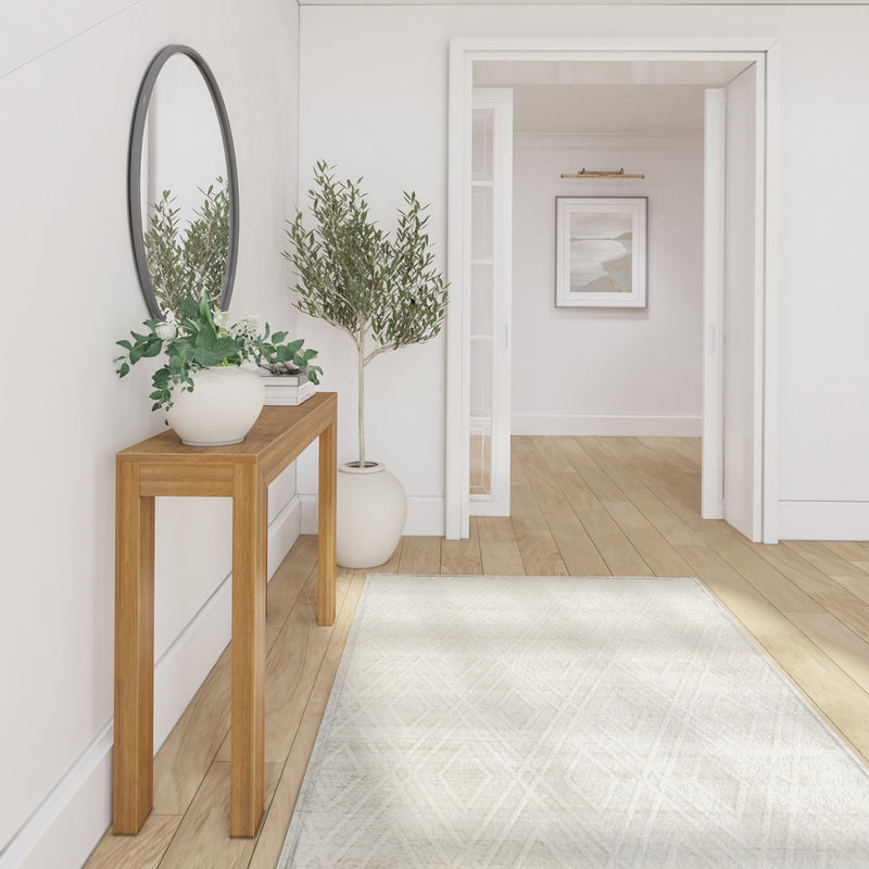 230241-007 : Console Table Modern Console Table - 46 inches, Pecan
