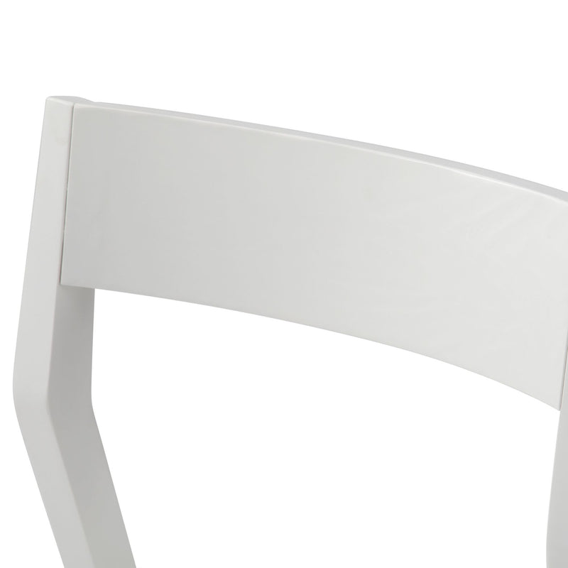 270031600218 : Dining Chair Dining Chair Frame (1 Pack), White with Slate Cushion