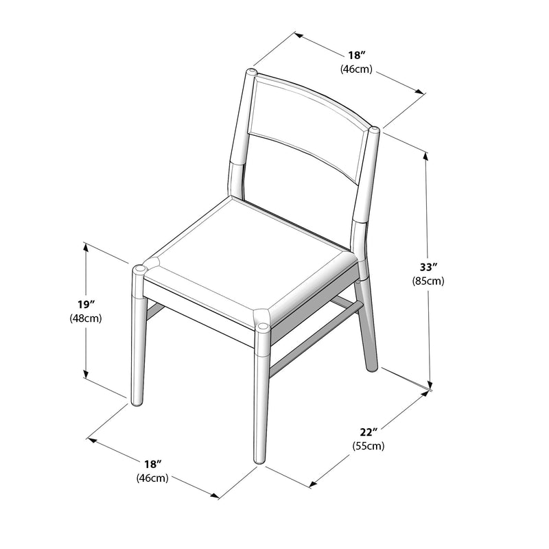 2700333000-410 : Dining Chair Brio Dining Chair, Black/Ivory