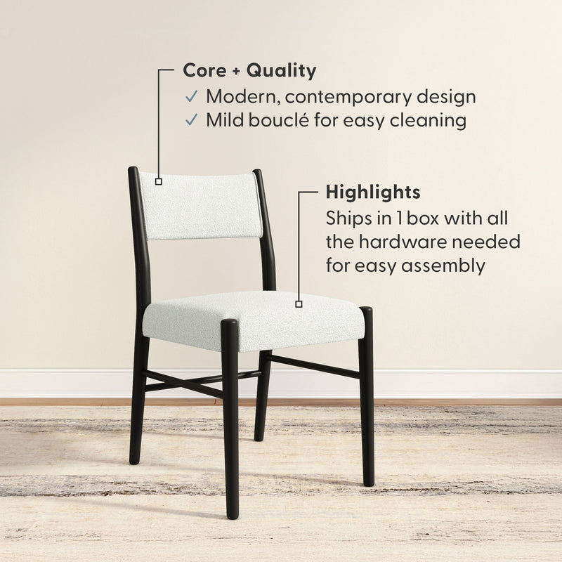 2700333000-410 : Dining Chair Brio Dining Chair, Black/Ivory