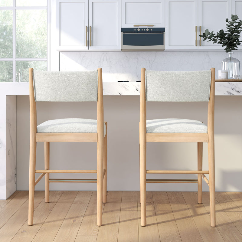 2700334000-414 : Counter Chair Brio Counter Height Stool, Blonde/Ivory