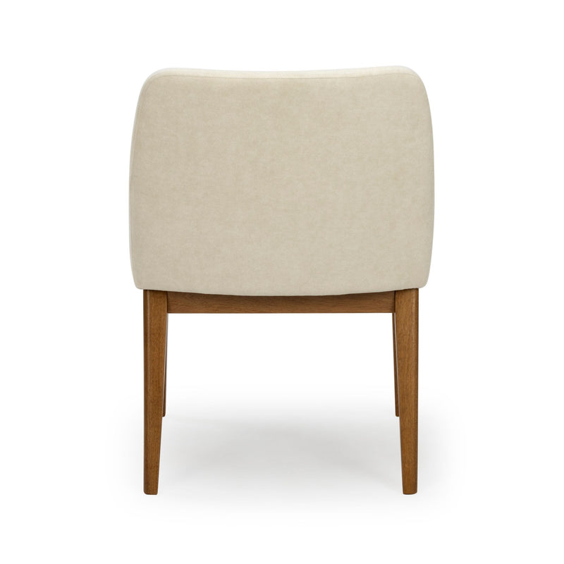 2700380200-901 : Dining Chair Ernesto Dining Chair, Pecan w/Cream Microsuede (TT247-02)