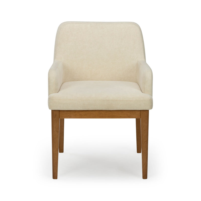2700380200-901 : Dining Chair Ernesto Dining Chair, Pecan w/Cream Microsuede (TT247-02)