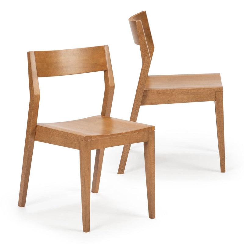 2720320000-007 : Dining Chair Modern Dining Chair (2 pack), Pecan