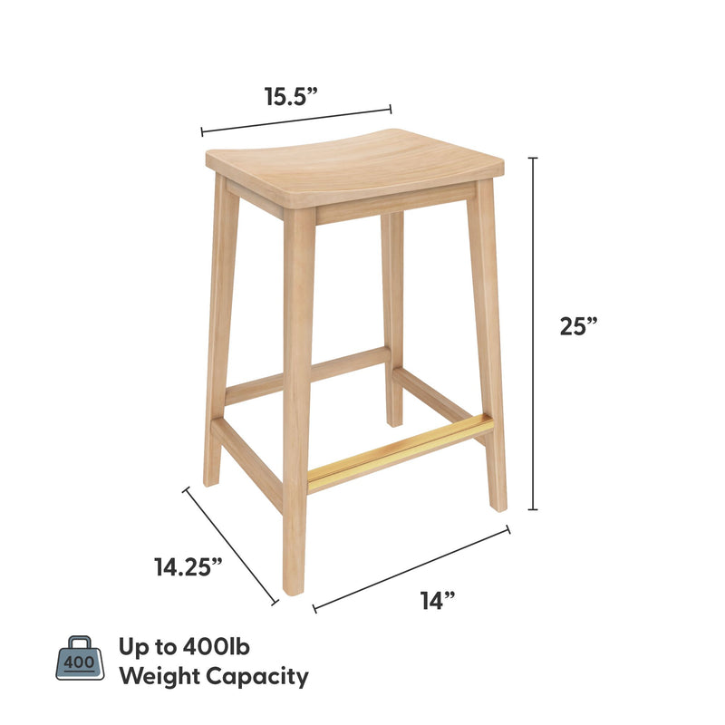 2800327000-010 : Counter Chair Smythe Stool Counter Height (24in), Blonde