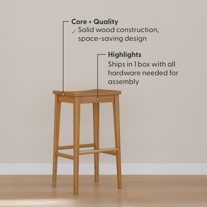 2800328000-007 : Bar Chair Smythe Stool Bar Height (30in), Pecan