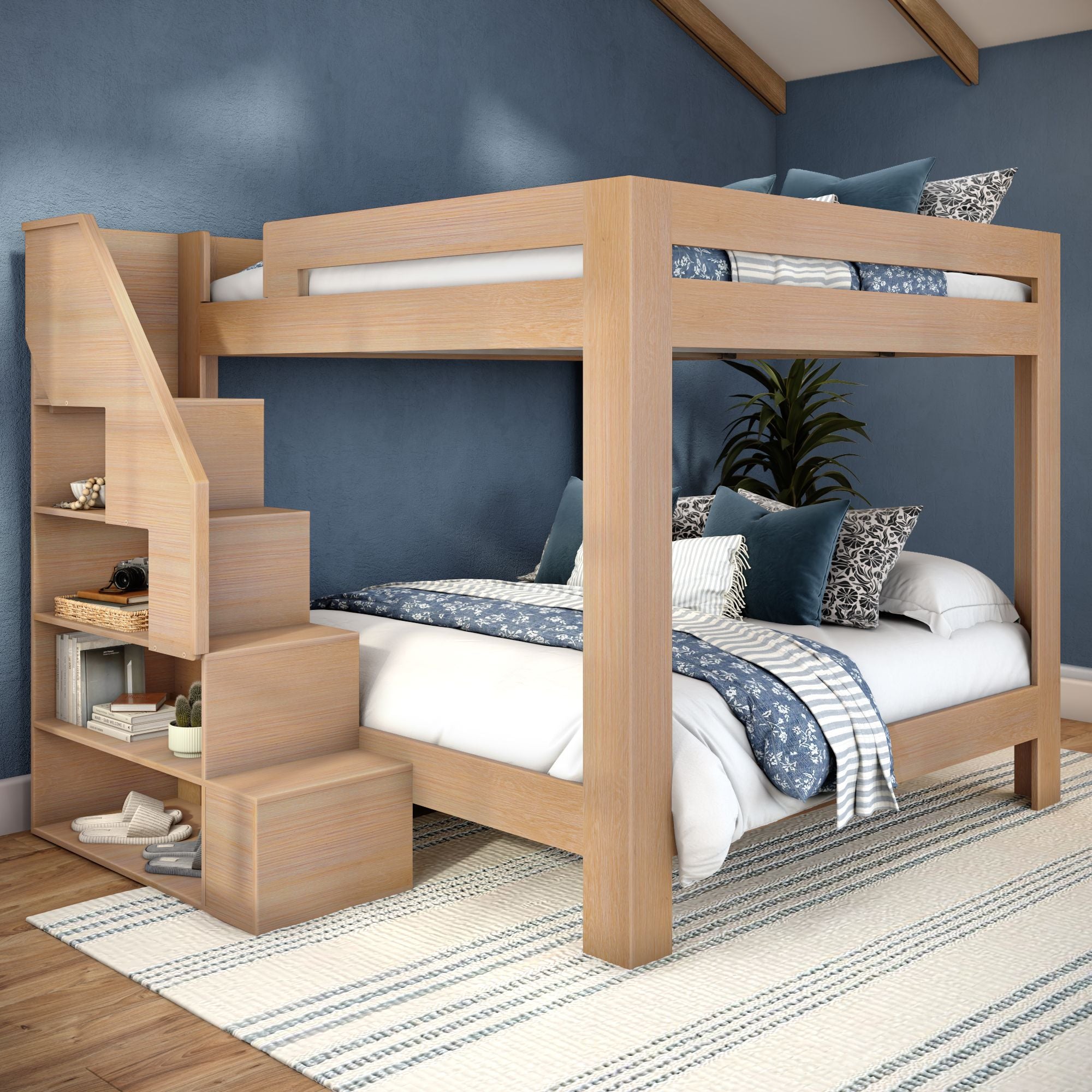 Pacific King Bunk Bed with Stairs – Maxwood Furniture