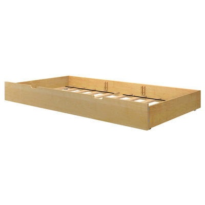 1202-001 : Underbed Storage XL Trundle with Slats, Natural
