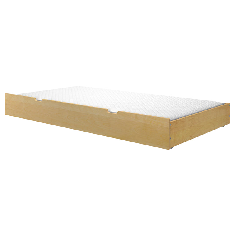 1202-001 : Underbed Storage XL Trundle with Slats, Natural
