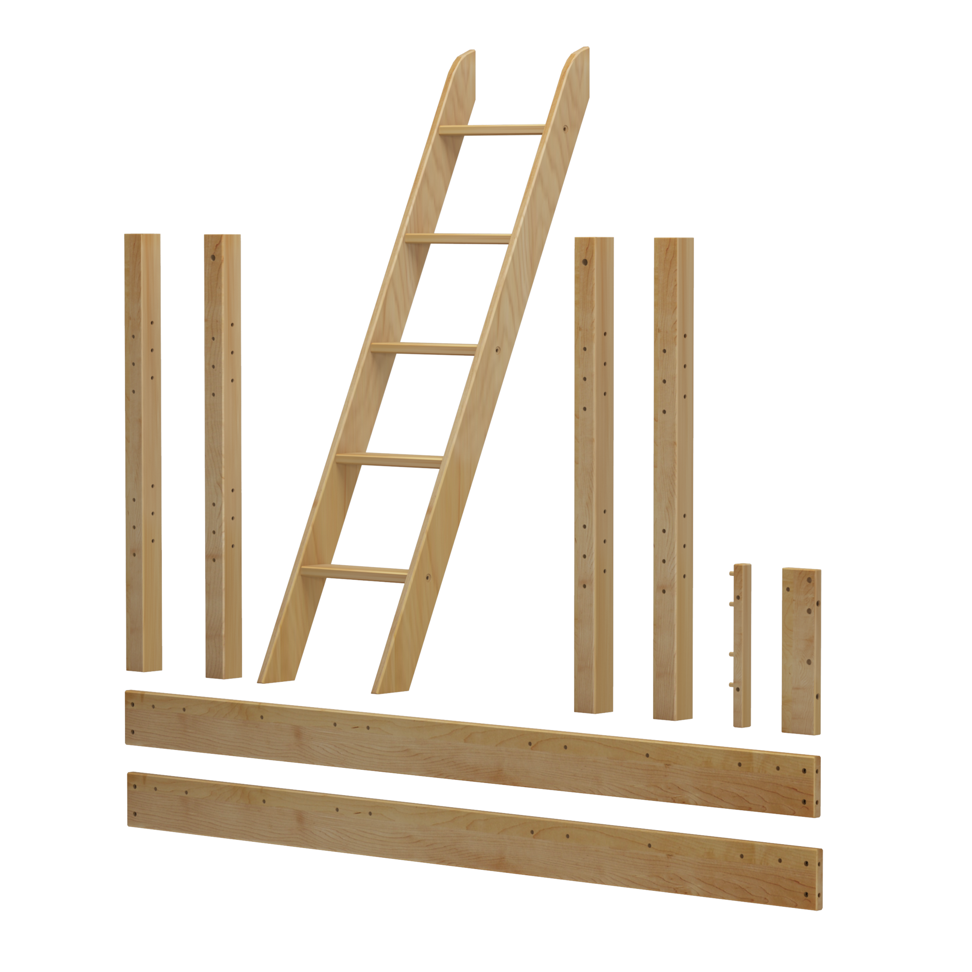 High Loft Angle Ladder Kit w/ XL long cross member – Maxwood Furniture