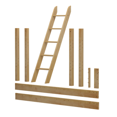 1534-001 : Kit High Loft Angle Ladder Kit w/ XL long cross member, Natural