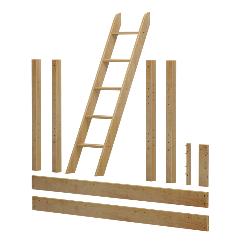 1534-001 : Kit High Loft Angle Ladder Kit w/ XL long cross member, Natural