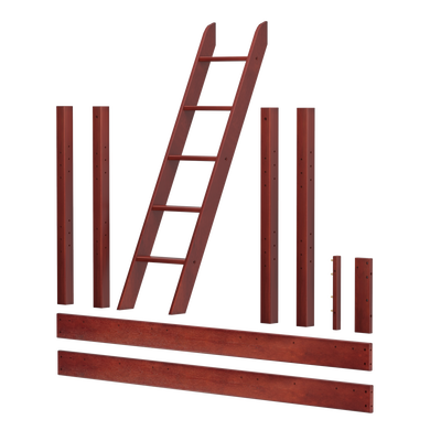 1534-003 : Kit High Loft Angle Ladder Kit w/ XL long cross member, Chestnut