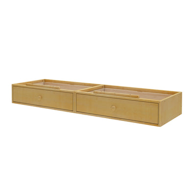 1622-001 : Underbed Storage Underbed Dresser Drawers, Natural