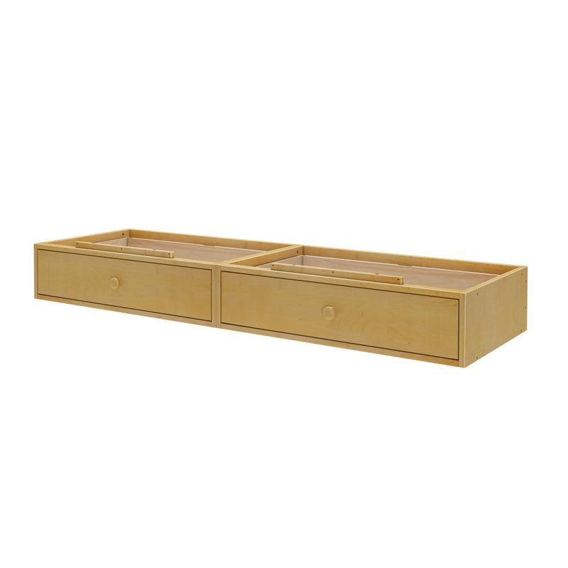 1622-001 : Underbed Storage Underbed Dresser Drawers, Natural