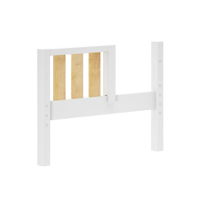 1734-102 : Component Modern Slat Open Bed End - Twin