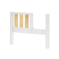 1734-102 : Component Modern Slat Open Bed End - Twin