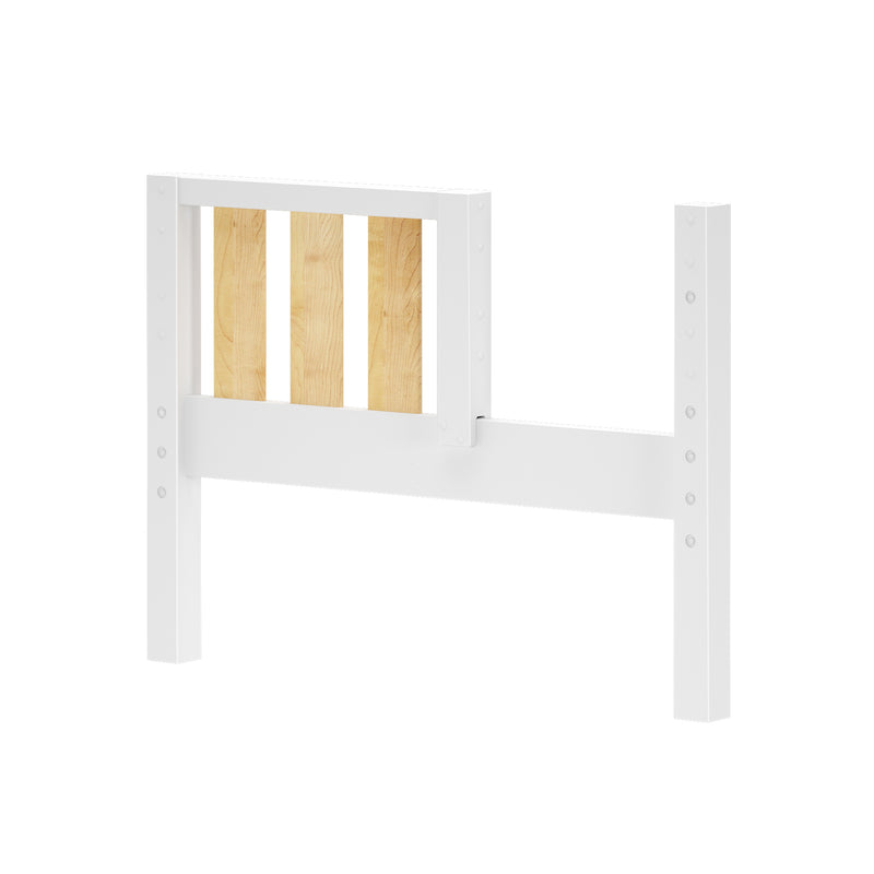 1734-102 : Component Modern Slat Open Bed End - Twin