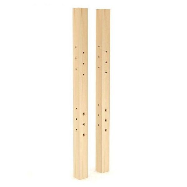 1758-001 : Component Maxtrix Legs for High Loft/High Bunk (2), Natural