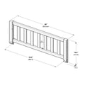 177209-002 : Guardrail Safety Guard Rail, White