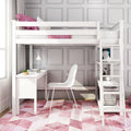 180219-002 : Desk Desk For Twin-Size High Loft Bed, White