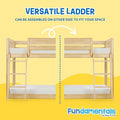 181214-001 : Bunk Beds Max & Lily Fundamentals Low Bunk, Natural