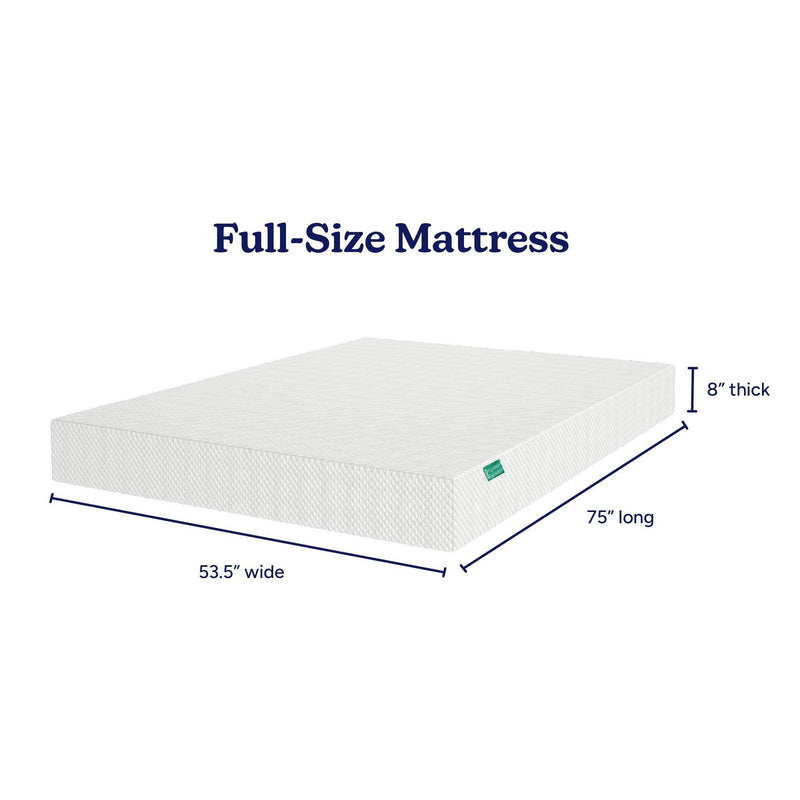 183058-000 : Mattresses 8" Memory Foam Mattress Full