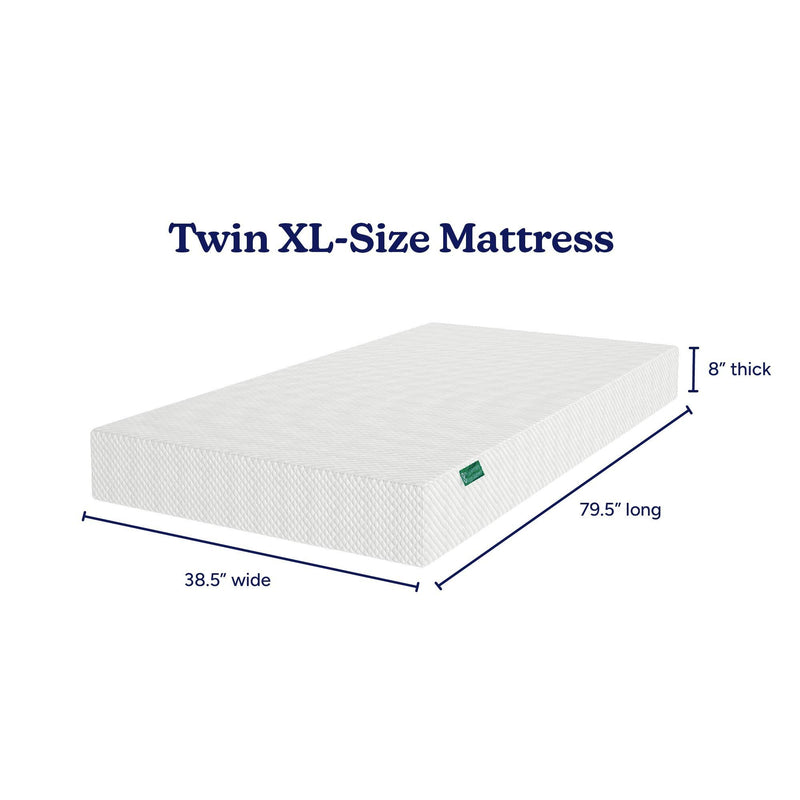 183118-000 : Mattresses 8" Memory Foam Mattress Twin XL