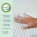 183218-000 : Mattresses 2 x 8" Memory Foam Mattress, Twin