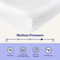 183218-000 : Mattresses 2 x 8" Memory Foam Mattress, Twin