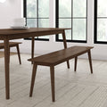 2000314000-008 : Dining Bench Mid-Century Modern Bench (60in / 1492mm), Walnut