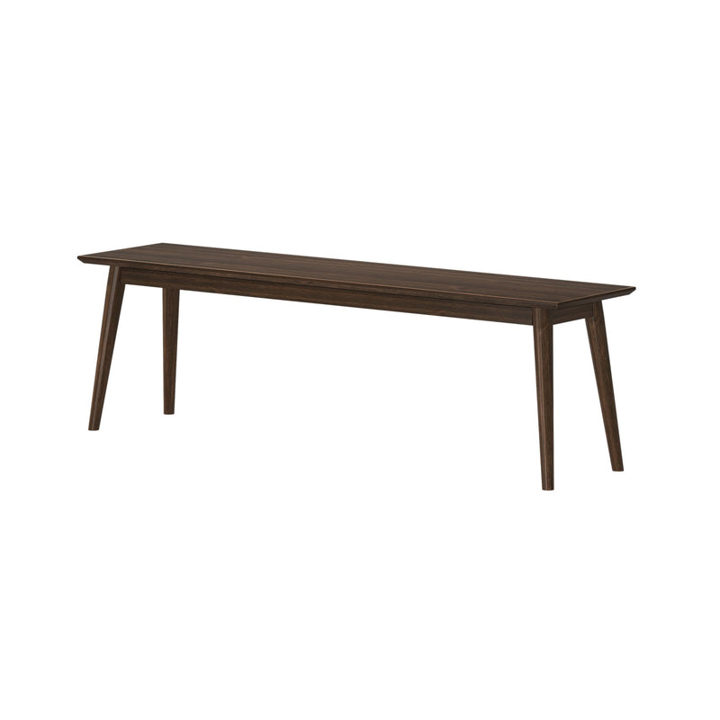 2000314000-008 : Dining Bench Mid-Century Modern Bench (60in / 1492mm), Walnut