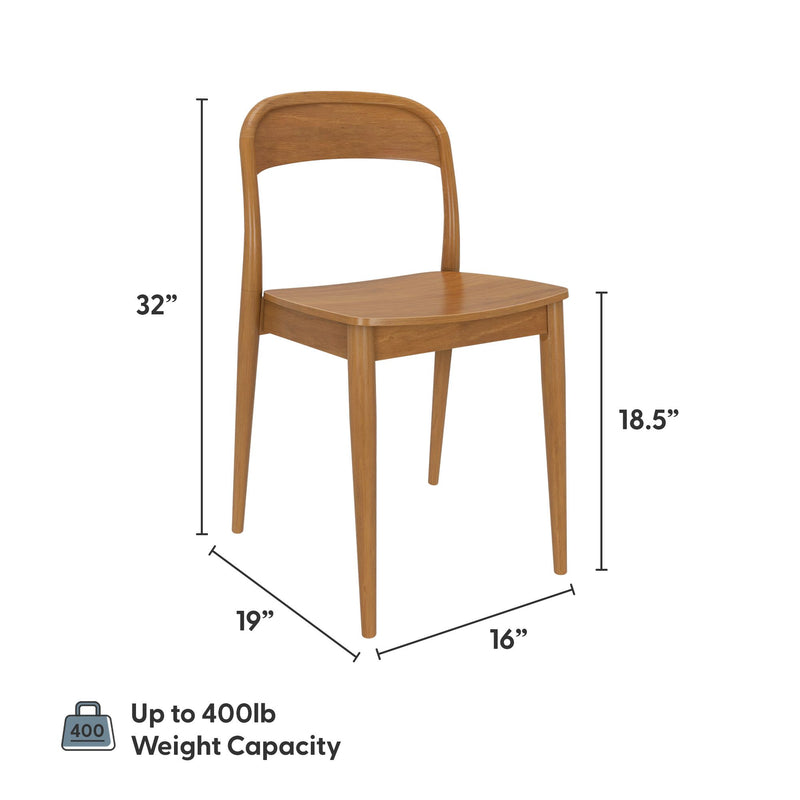 2000389200-007 : Dining Chair Loar Dining Chair, Pecan