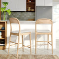 2000390300-413 : Counter Chair Loar Upholstered Counter Stool, Blonde/Sesame (PU 1907-1)