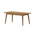 2000505000-007 : Coffee Table Mid-Century Modern Rectangular Coffee Table (40in x 20in / 1020mm x 510mm), Pecan