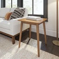 2000513000-007 : Side Table Mid-Century Modern Square Side Table (20in x 20in / 510mm x 510mm), Pecan