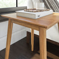 2000513000-007 : Side Table Mid-Century Modern Square Side Table (20in x 20in / 510mm x 510mm), Pecan