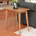 2000514000-007 : Side Table Mid-Century Modern Rectangular Side Table (24in x 15in / 630mm x 375mm), Pecan
