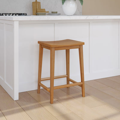 2800327000-007 : Counter Chair Smythe Stool Counter Height (24in), Pecan