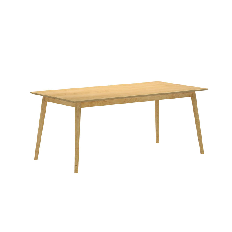 2030301000-001 : Dining Table Mid-Century Modern Dining Table (72in x 36in), Natural