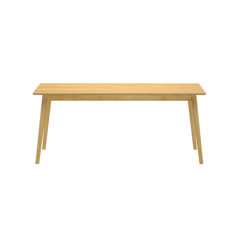 2030301000-001 : Dining Table Mid-Century Modern Dining Table (72in x 36in), Natural