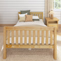 2040 XL NS : Starter Bed Full XL Basic Bed - Medium, Slat, Natural